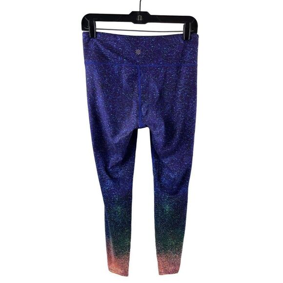 Athleta Ombre Galaxy Print Superluxe Tight Full Length Leggings Small Multicolor - Picture 7 of 16